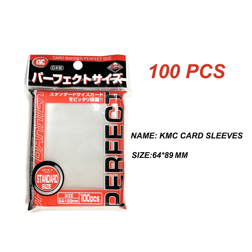 64x89mm 100PCS Transparent KMC - огляд і ціна Card Penny Sleeve