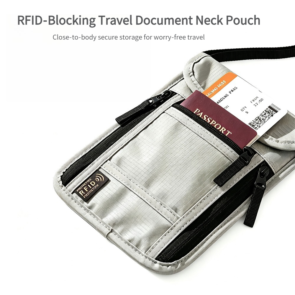 Travel Neck Wallet, RFID Block - огляд і ціна Card Top Loader