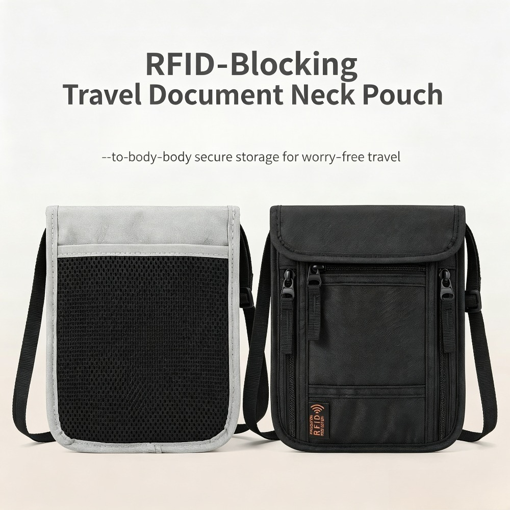 Travel Neck Wallet, RFID Block - огляд і ціна Card Top Loader