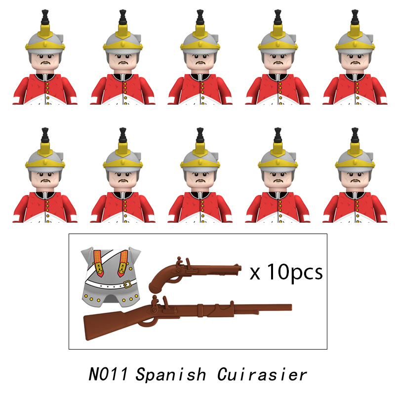 10pcs Napoleonic Wars Military - огляд і ціна Lego Minifigure Holder