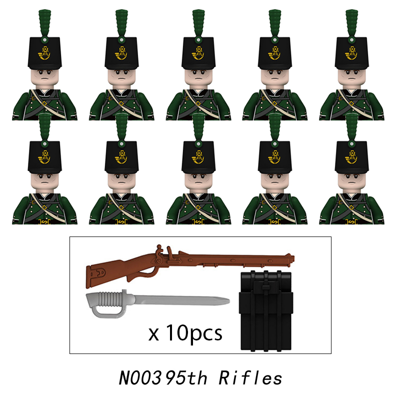 10pcs Napoleonic Wars Military - огляд і ціна Lego Minifigure Holder