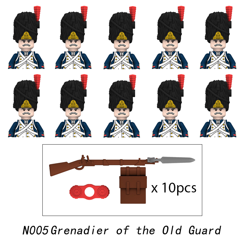 10pcs Napoleonic Wars Military - огляд і ціна Lego Minifigure Holder