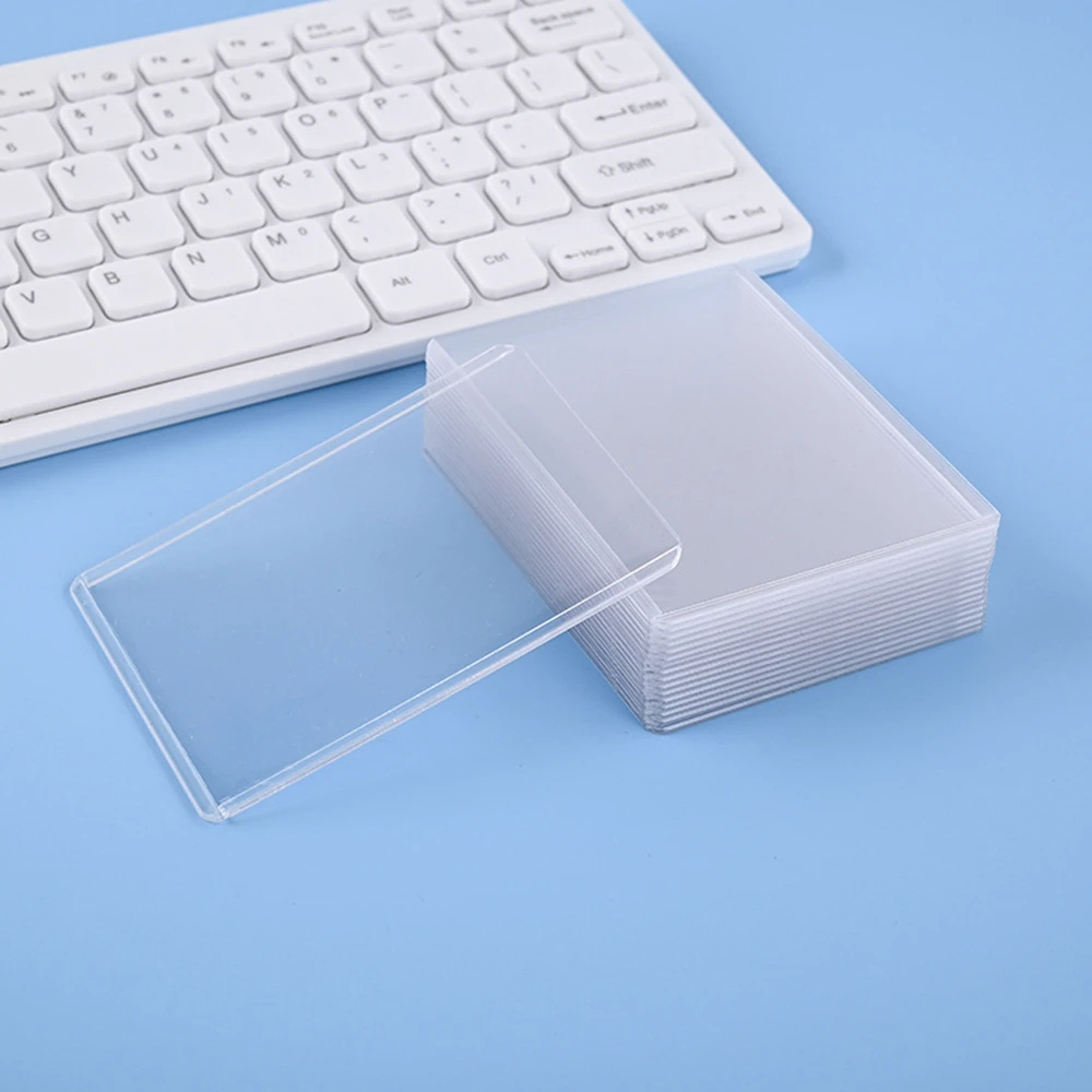 25Pcs PVC Hard Plastic Card Sl - огляд і ціна Card Top Loader